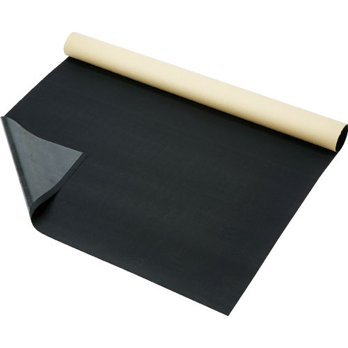 TRUSCO ゴム製すべり止めシート のり付き 1200X1000mm 5枚入_