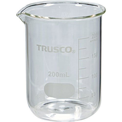 ＴＲＵＳＣＯ　ガラスビーカー　２００ｍｌ＿