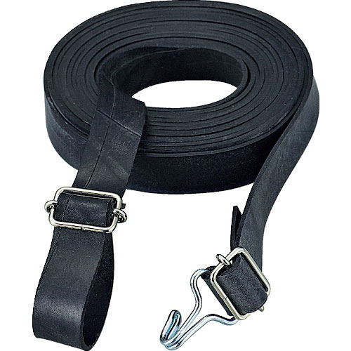 TRUSCO ゴムロープ金具付き Wフックバックル付20mmX2.0m 1Pk(袋)=10本入_
