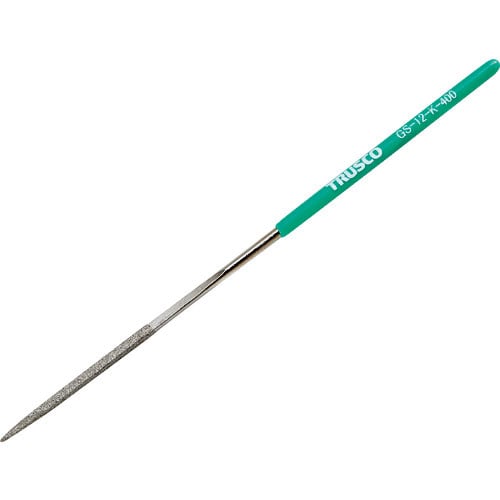 TRUSCO ダイヤモンドヤスリ 精密用#400 角 1本入 全長140mm(12本組サイズ)_