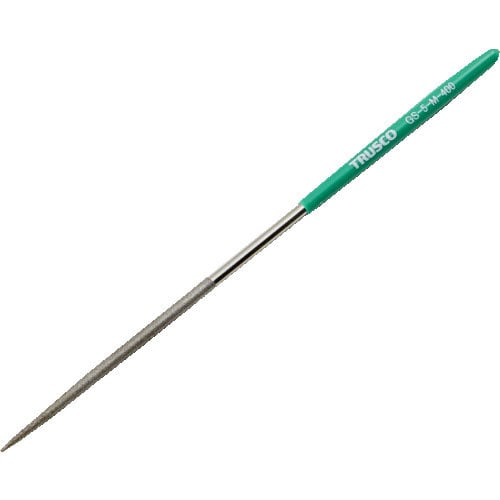 ＴＲＵＳＣＯ　ダイヤモンドヤスリ　精密用＃４００　丸　１本入　全長２００ｍｍ（５本組サイズ）＿