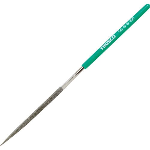 TRUSCO ダイヤモンドヤスリ 精密用#400 平 1本入 全長180mm(8本組サイズ)_