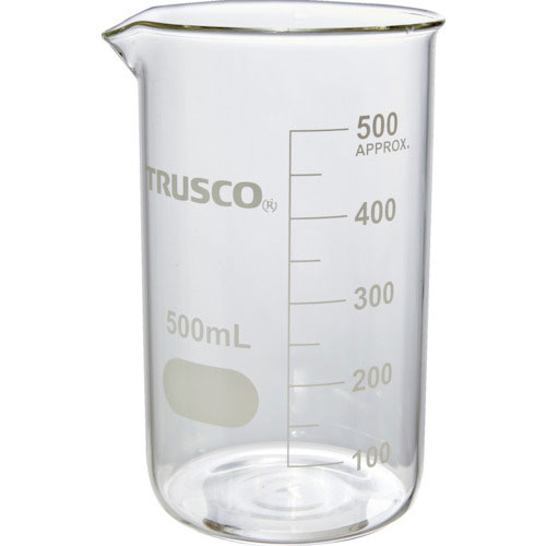 TRUSCO トールビーカー 500ml_