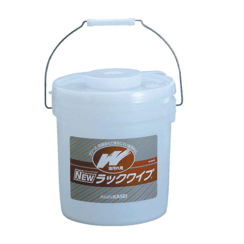 旭化成　ウェットワイパー　ＮＥＷラックワイプ　油汚れ用バケツタイプ＿