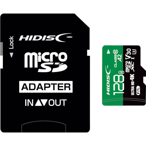 ハイディスク　超高速Ｒ１７０シリーズｍｉｃｒｏＳＤＸＣカード　１２８ＧＢ＿