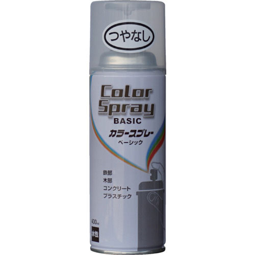 ニッぺ　水性カラースプレー　ベーシック　４００ｍｌ　つやなしクリヤー　ＨＫＵ００２＿