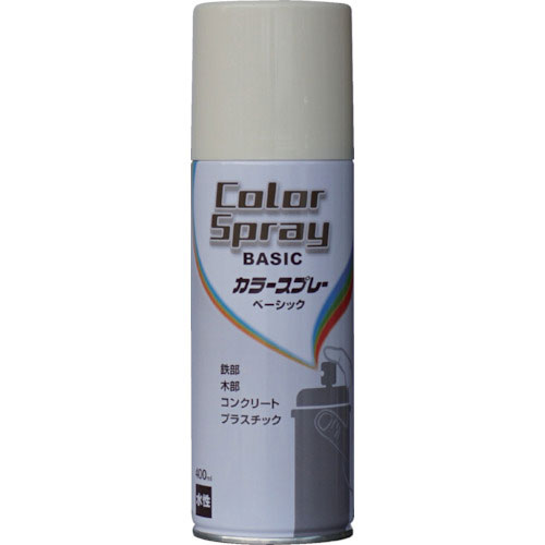 ニッぺ　水性カラースプレー　ベーシック　４００ｍｌ　アイボリー　ＨＫＵ００６＿