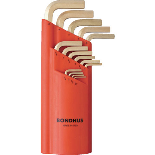 ボンダス 六角L-レンチ ロング セット15本組(1.27-10mm)_