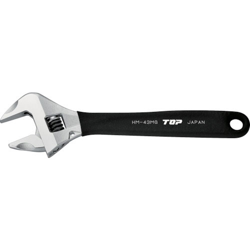 ＴＯＰ　ワークワイド（ガタ無しモンキレンチ）グリップ付＿