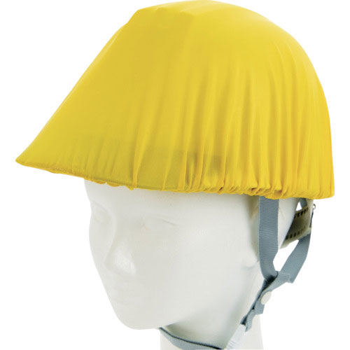 TRUSCO 識別用ヘルメットカバー 黄色_