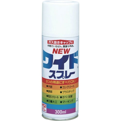 ニッぺ　ニューワイドスプレー　３００ｍｌ　ホワイト　ＨＳＪ５０１－３００＿