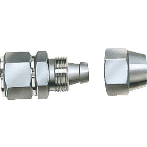 ハタヤ　ウレタン径エヤーパーツ　６．５×１０ｍｍ　ウレタンホース用袋ナットジョイント＿