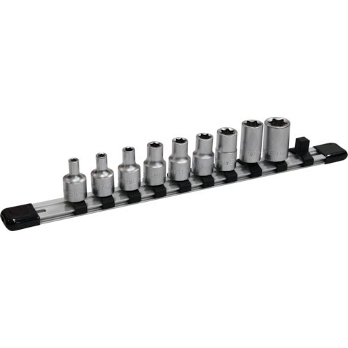 TONE ヘックスローブソケットセット E型トルクスソケットセット(ホルダー付) 差込角9.5mm_