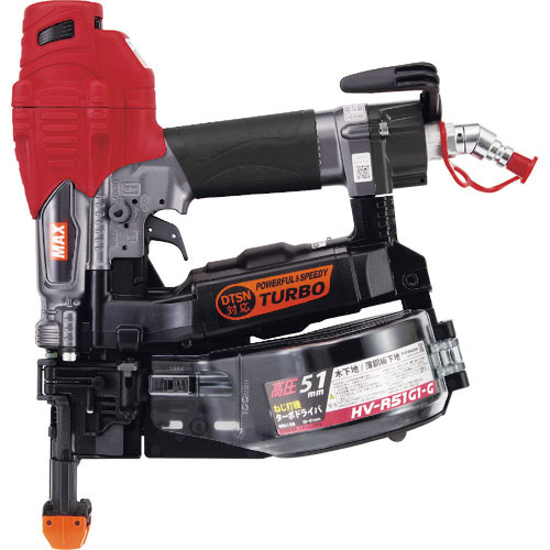 MAX エアねじ打機ターボドライバ HV-R51G1-G 高さ312×幅116×全長300mm_