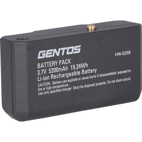 ＧＥＮＴＯＳ　ヘッドライト用専用充電池　ＨＷ－５２ＳＢ＿