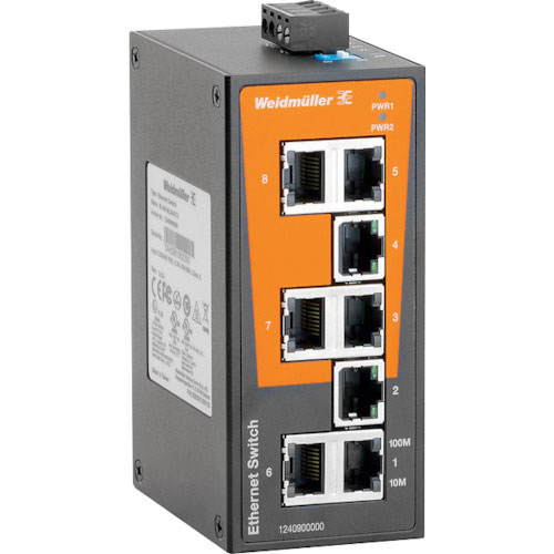 ワイドミュラー IE-SW 産業用スイッチングHUB 8ポート 1240900000_