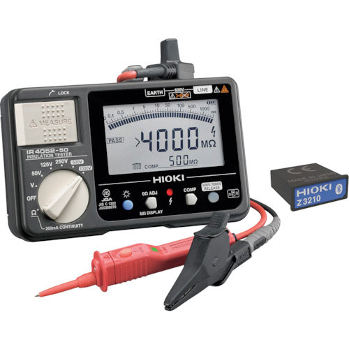 HIOKI 絶縁抵抗計ワイヤレスセット IR4052-91_