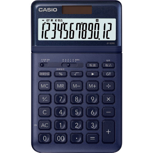 カシオ スタイリッシュ電卓(ジャストタイプ12桁)_