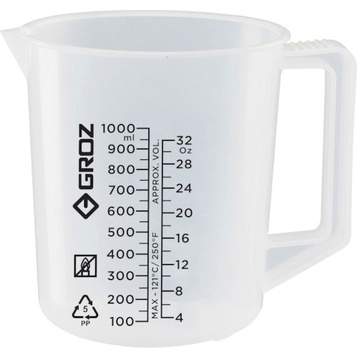 ＧＲＯＺ　オイル用ビーカー　１０００ＭＬ＿