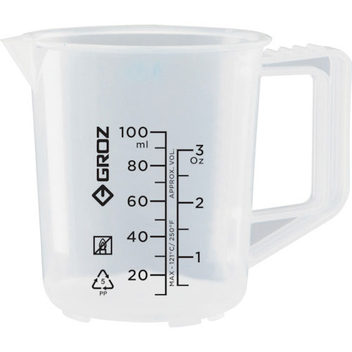 ＧＲＯＺ　オイル用ビーカー　１００ＭＬ＿
