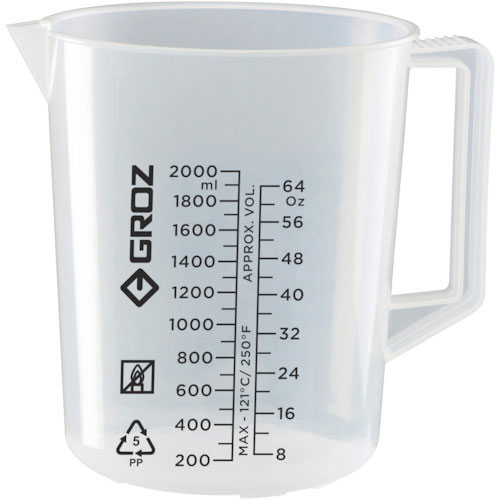 ＧＲＯＺ　オイル用ビーカー　２０００ＭＬ＿