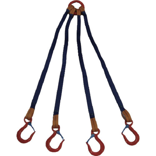 シライ　ベルトスリング　”金具付き”シグナルスリング［［Ｒ上］］　ＫＱＲＦ　２．０トン　長さ１．０ｍ＿