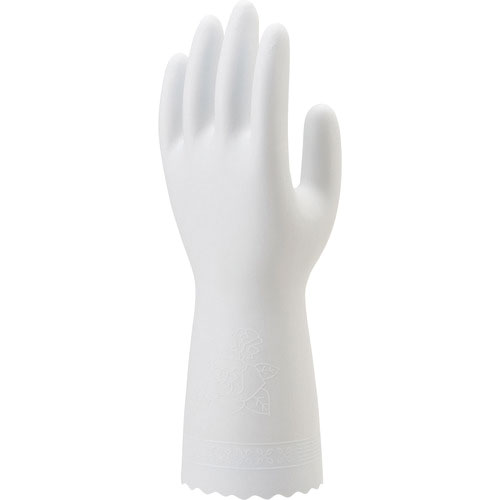 ショーワ　塩化ビニール手袋　きれいな手　うす手　ホワイト　Ｓサイズ＿