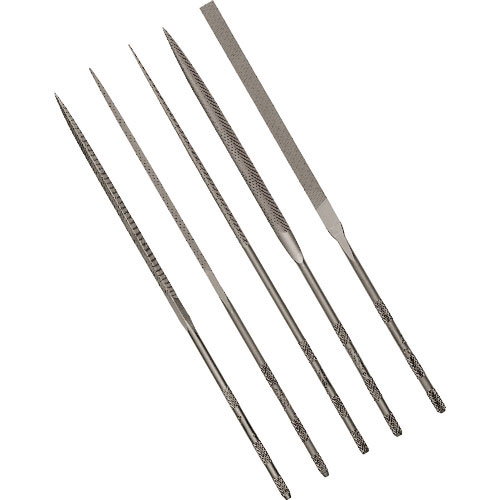 バローベ 精密ニードルヤスリ 5種セット 160mm #4_