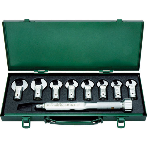 ＡＳＨ　トルクレンチスパナヘッドセット　ＬＣ０４５Ｎ＋８－１９ｍｍ＿