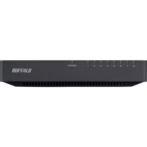 バッファロー 10/100Mbps対応 スイッチングハブ プラスチック筐体/電源外付けモデル 8ポー_