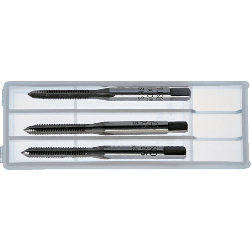TRUSCO ハンドタップ 左ねじ用 M6×1.0 セット (SKS)_