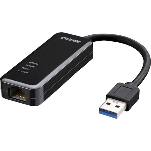 バッファロー　Ｇｉｇａ　ＵＳＢ３．０対応　有線ＬＡＮアダプター＿