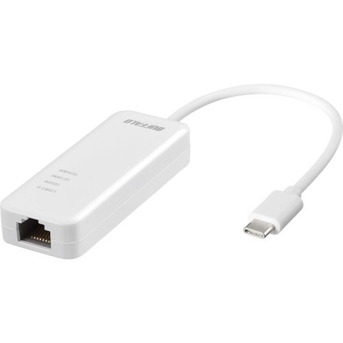 バッファロー　Ｇｉｇａ対応　Ｔｙｐｅ－Ｃ　ＵＳＢ３．１（Ｇｅｎ１）用ＬＡＮアダプター＿