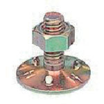 HHH 三ツ爪バケットボールトナット W3/8×38 (100組入)_