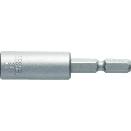 ベッセル　ナットセッター（マグネット圧入式）　対辺８×６０（ネジ径５ｍｍ用）＿