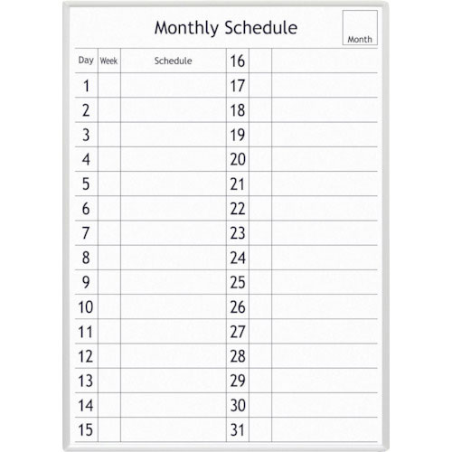 マグエックス　アプライマンスリースケジュールボード＿
