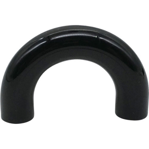 ＴＲＵＳＣＯ　丸棒取手　ＰＳ樹脂　黒　全長４５ｍｍ　全高２８ｍｍ　ピッチ３５ｍｍ　下穴深さ１５　（Ｂ＿
