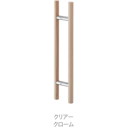 MK ドアハンドル(両面用) 25ΦX600mm クリアー_
