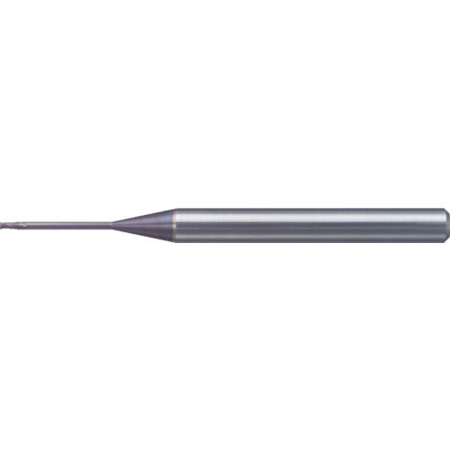 三菱K 2枚刃エムスター 超硬ロングネックスクエアエンドミル2mm_