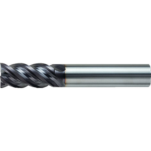 三菱K 4枚刃エクスターハイパワー 超硬スクエアエンドミルミディアム刃長(M)4.8mm_