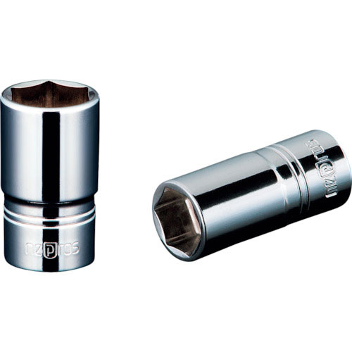 ネプロス　６．３ｓｑ．セミディープソケット（六角）　対辺寸法６　全長３０＿