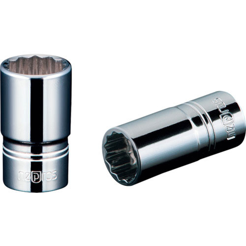 ネプロス　６．３ｓｑ．セミディープソケット（十二角）　対辺寸法１３ｍｍ　全長３２ｍｍ＿