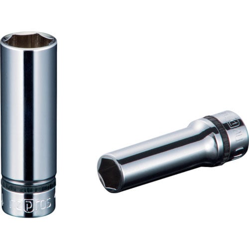 ネプロス インチ 9.5sq.ディープソケット(六角) 対辺寸法9/16inch 全長60mm_