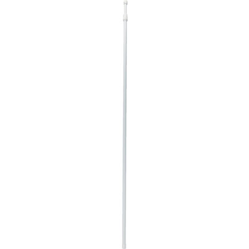 TRUSCO のぼり用ポール(のぼり竿)ポールのみ 白 全長1600~3000mm 2段伸縮式_