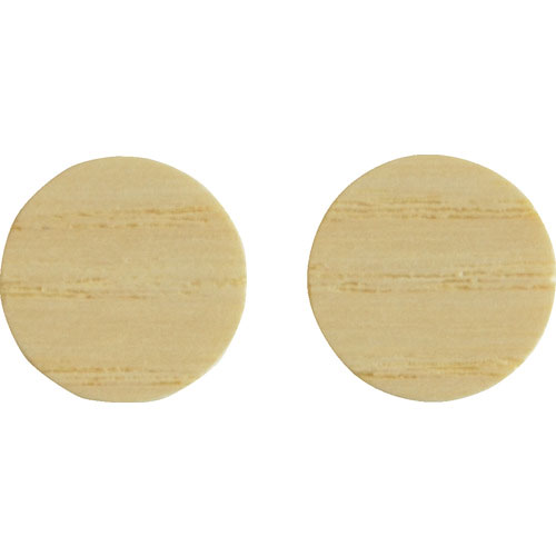 TRUSCO ねじ穴用シール(ねじ穴かくし) φ14MM 木目アッシュ 12個入_