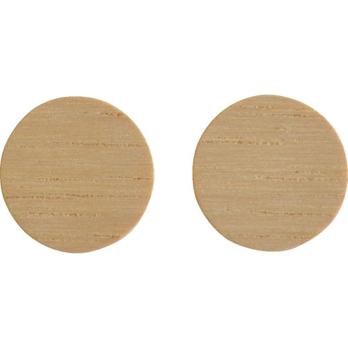 TRUSCO ねじ穴用シール(ねじ穴かくし) φ14MM 木目ヒッコリ- 12個入_
