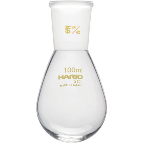 ＨＡＲＩＯ　共通摺合せなすフラスコ　１００ｍｌ　ＴＳ２９／４２＿