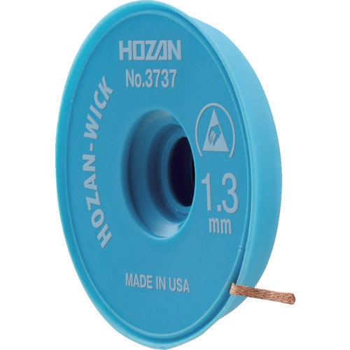 HOZAN はんだ吸取線 1.3mm×1.5m_