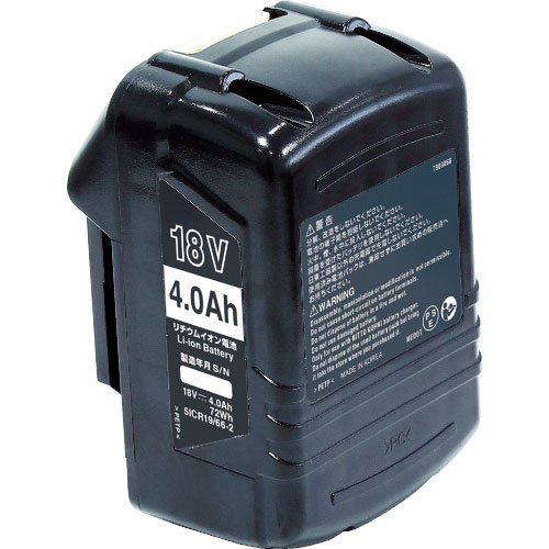 日東　ＣＬＡ－２２００Ａ用電池パック　１８Ｖ　４．０Ａｈ　５０６７１＿