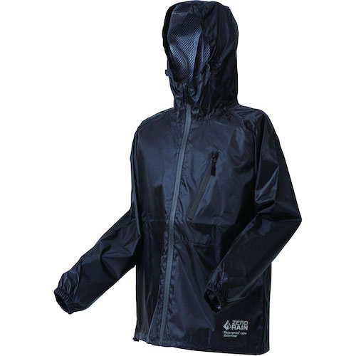 喜多 スーパーライトレインウェア 超軽量 ブラック 3L(XL)_